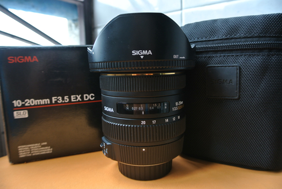 Sigma10-20ExDcHsm F3.5 เลนส์วายตัวสูงสุด ขาย8500บ Nikon